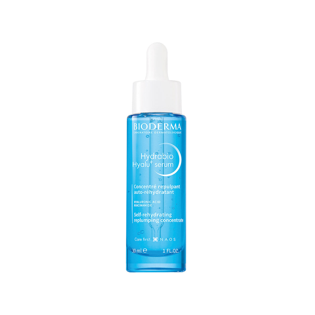 Bioderma. Hydrabio Hyalu+ Serum. Suero hidratante para piel sensible deshidratada. 30ml