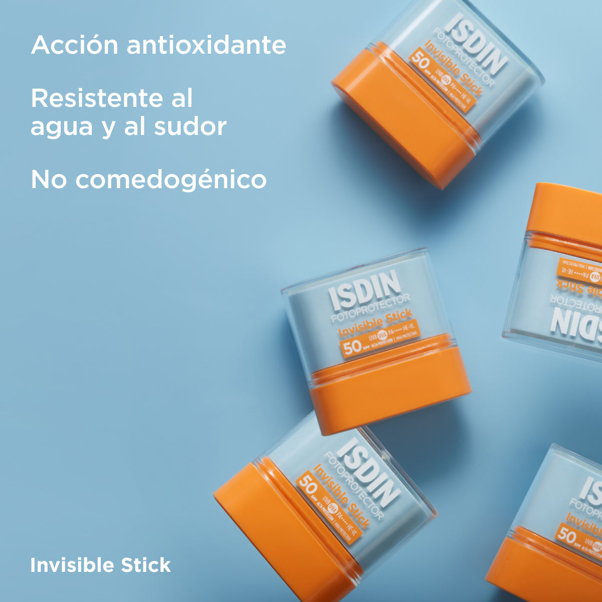 Isdin. Invisible Stick. FPS50+. Protector solar invisible en stick. 10gr