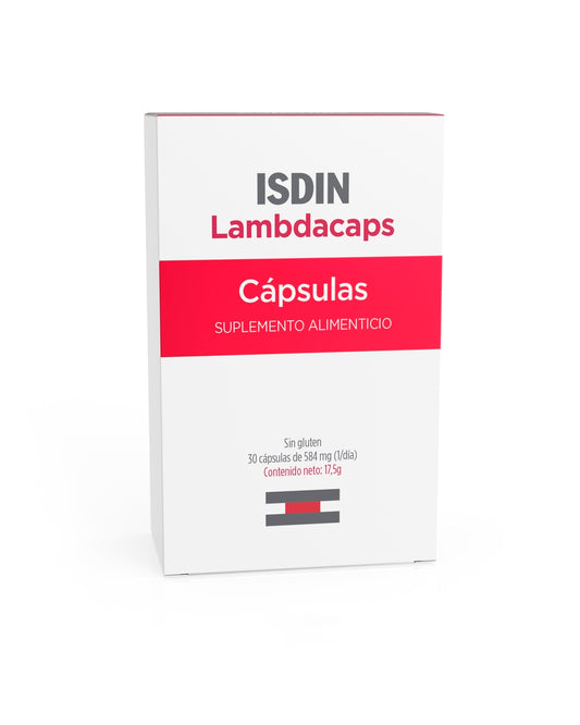 Isdin. Lampdacaps. Cápsulas. Caja con 30 cápsulas.