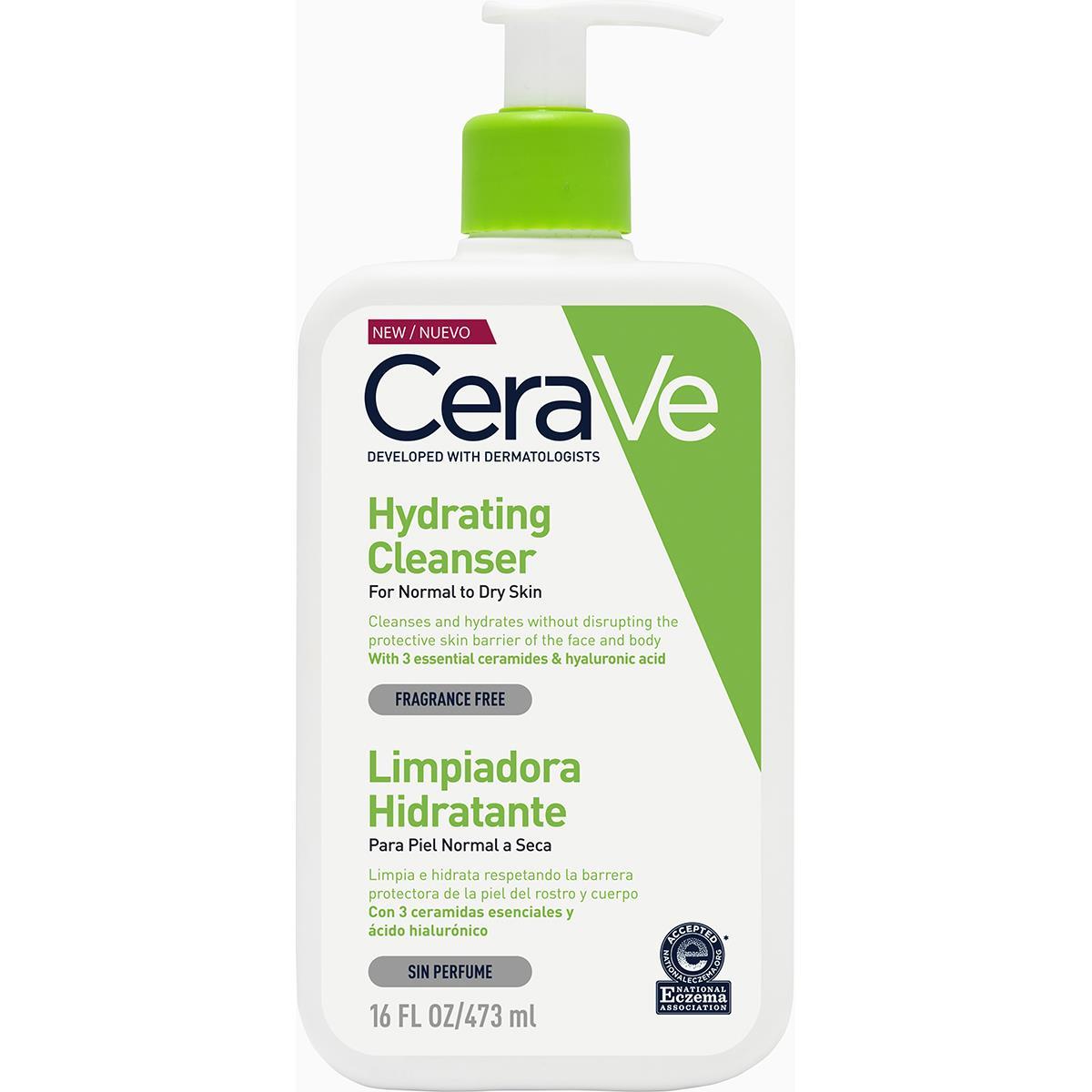 Cerave. Limpiadora hidratante. 473ML