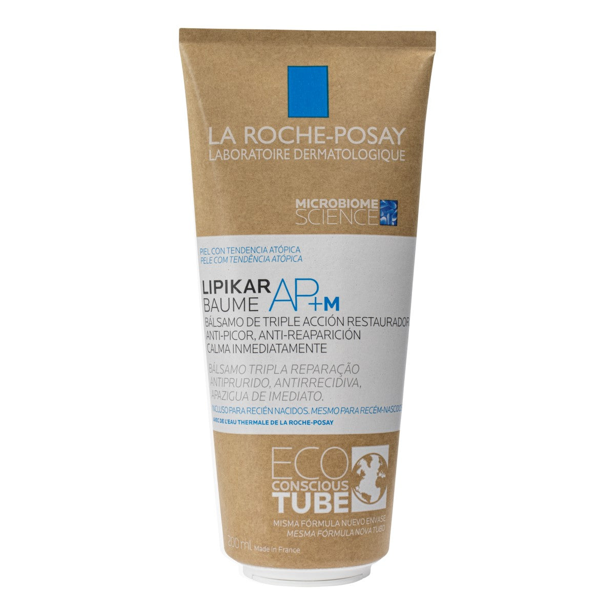 La Roche-Posay. Lipikar. Baume AP+Microbiome. Bálsamo calmante anti-comezón. Cartón. 200ml