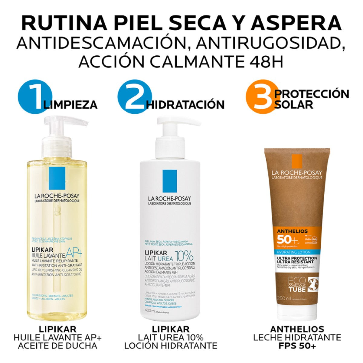 La Roche-Posay. Lipikar Lait Urea 10%. 400ml