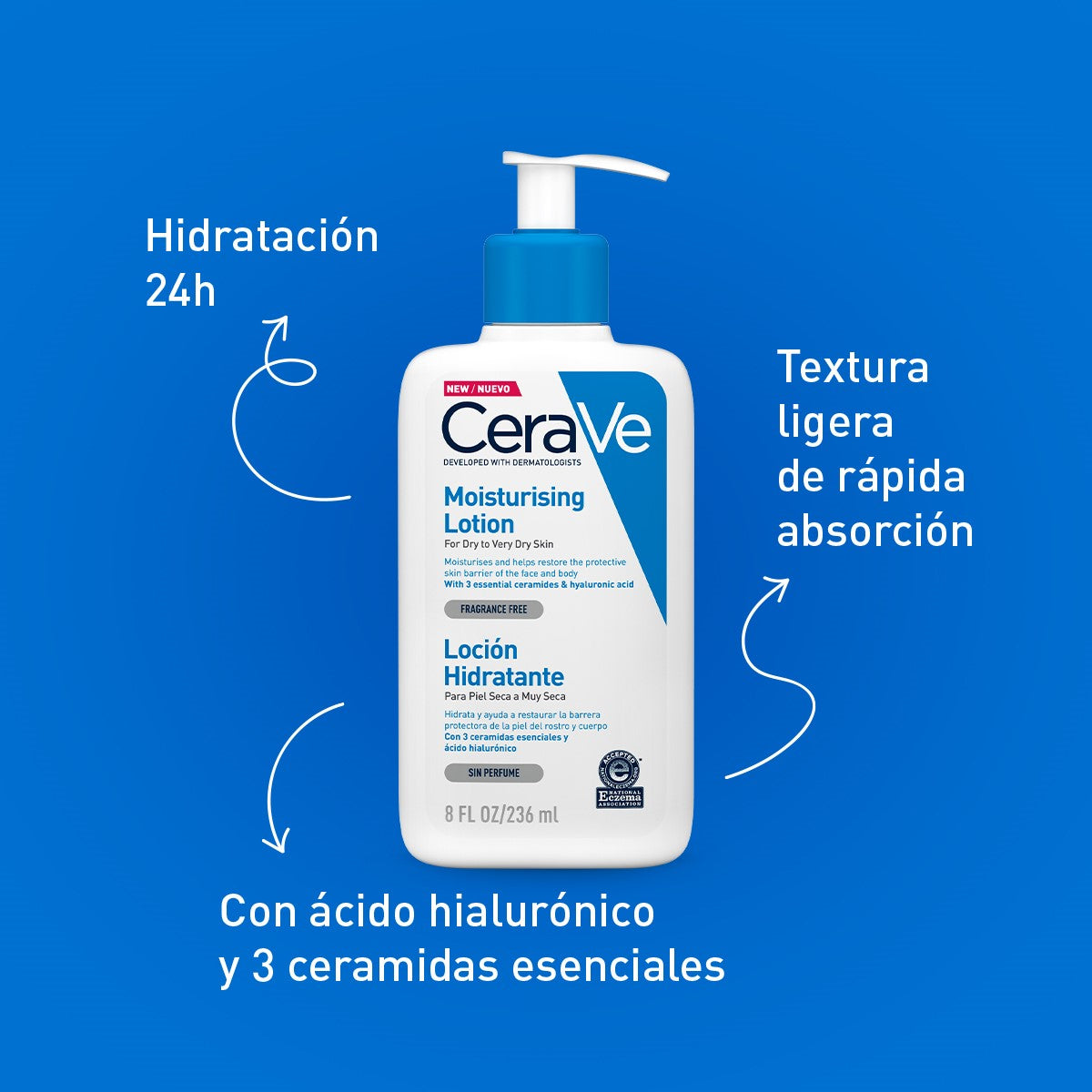 Cerave. Loción hidratante. 236ML