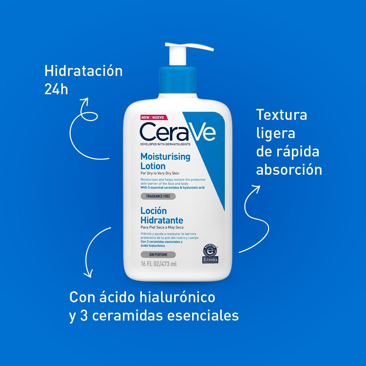 Cerave. Loción hidratante. 473ML