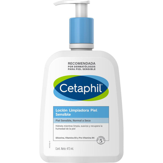 Cetaphil. Loción limpiadora para piel sensible. 473ml