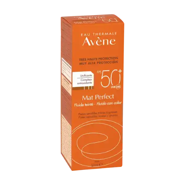 Avene. Mat perfect. Fluido con color. FPS50+50ml