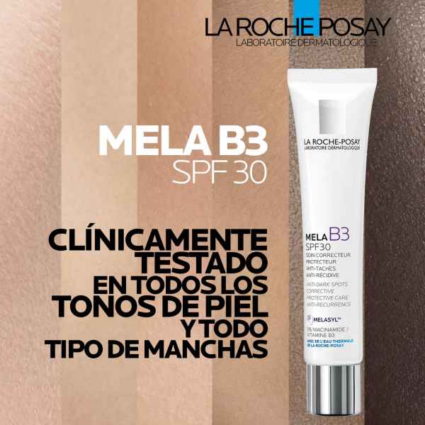 La Roche-Posay. Mela B3 Crema. Crema facial anti-manchas con FPS30. 40ml