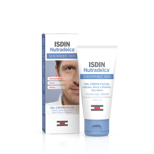 Isdin. Nutradeica. Seborrheic skin. Gel crema facial. 50ml