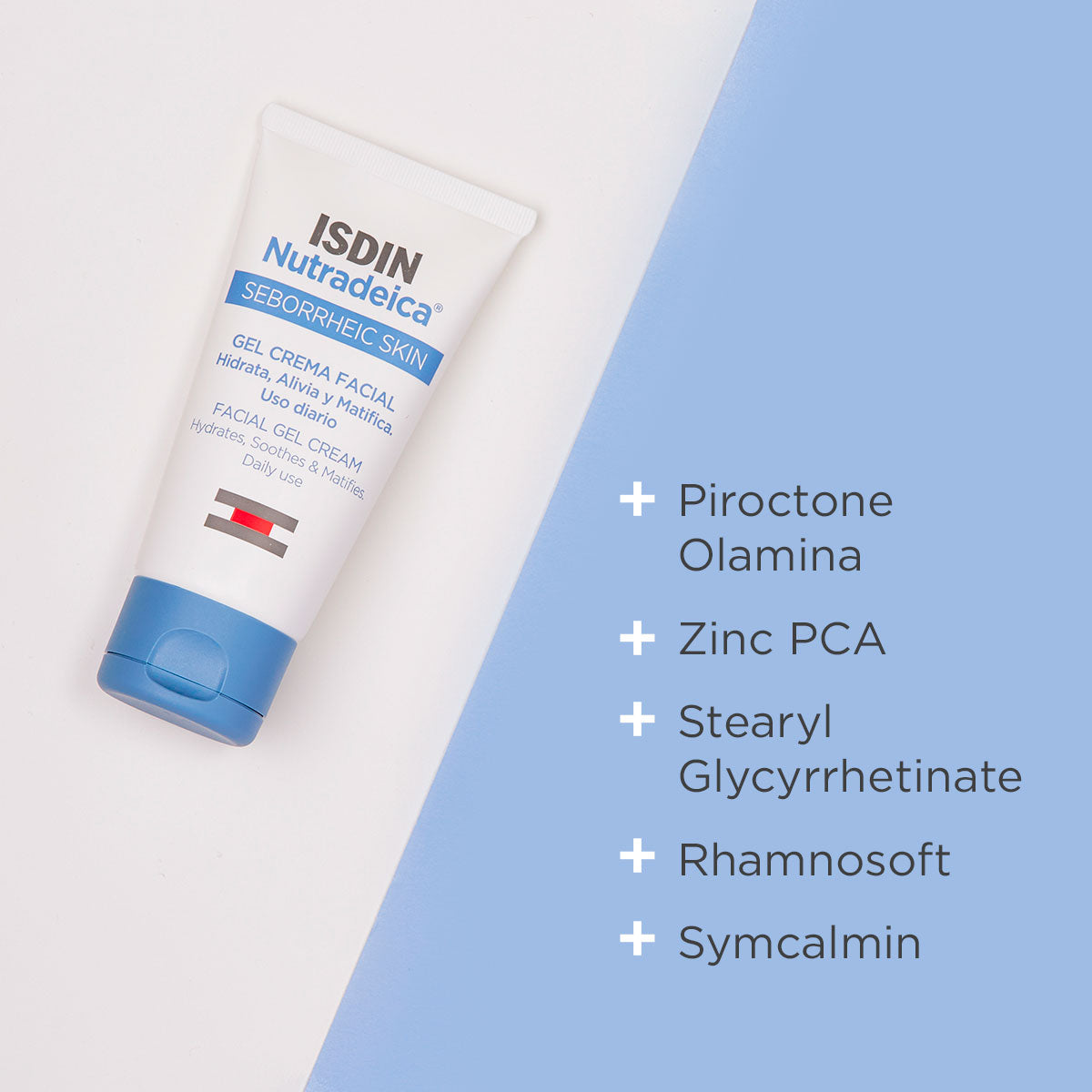 Isdin. Nutradeica. Seborrheic skin. Gel crema facial. 50ml