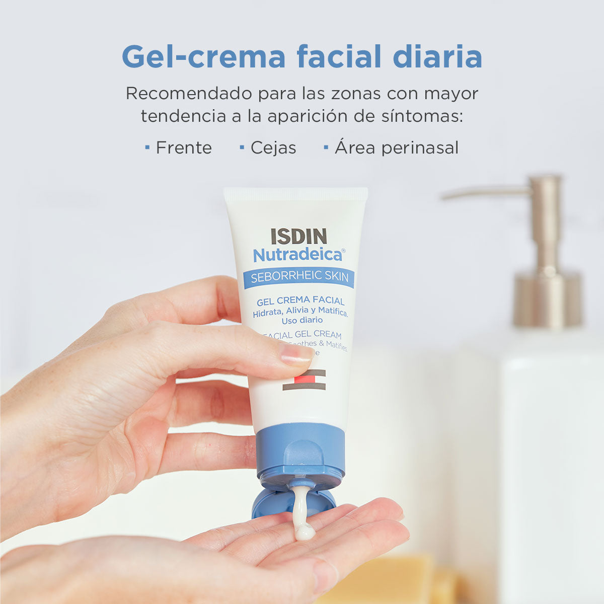 Isdin. Nutradeica. Seborrheic skin. Gel crema facial. 50ml