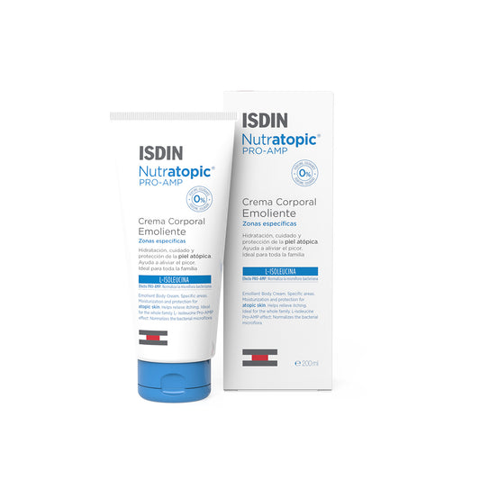 Isdin. Nutratopic. PRO-AMP. Crema corporal emoliente. 200ml