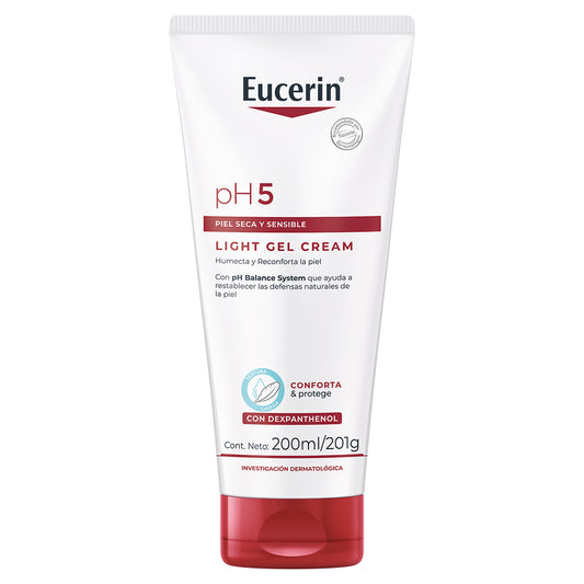 Eucerin. pH5. Light gel cream. Piel Normal a Seca y sensible. 200ml