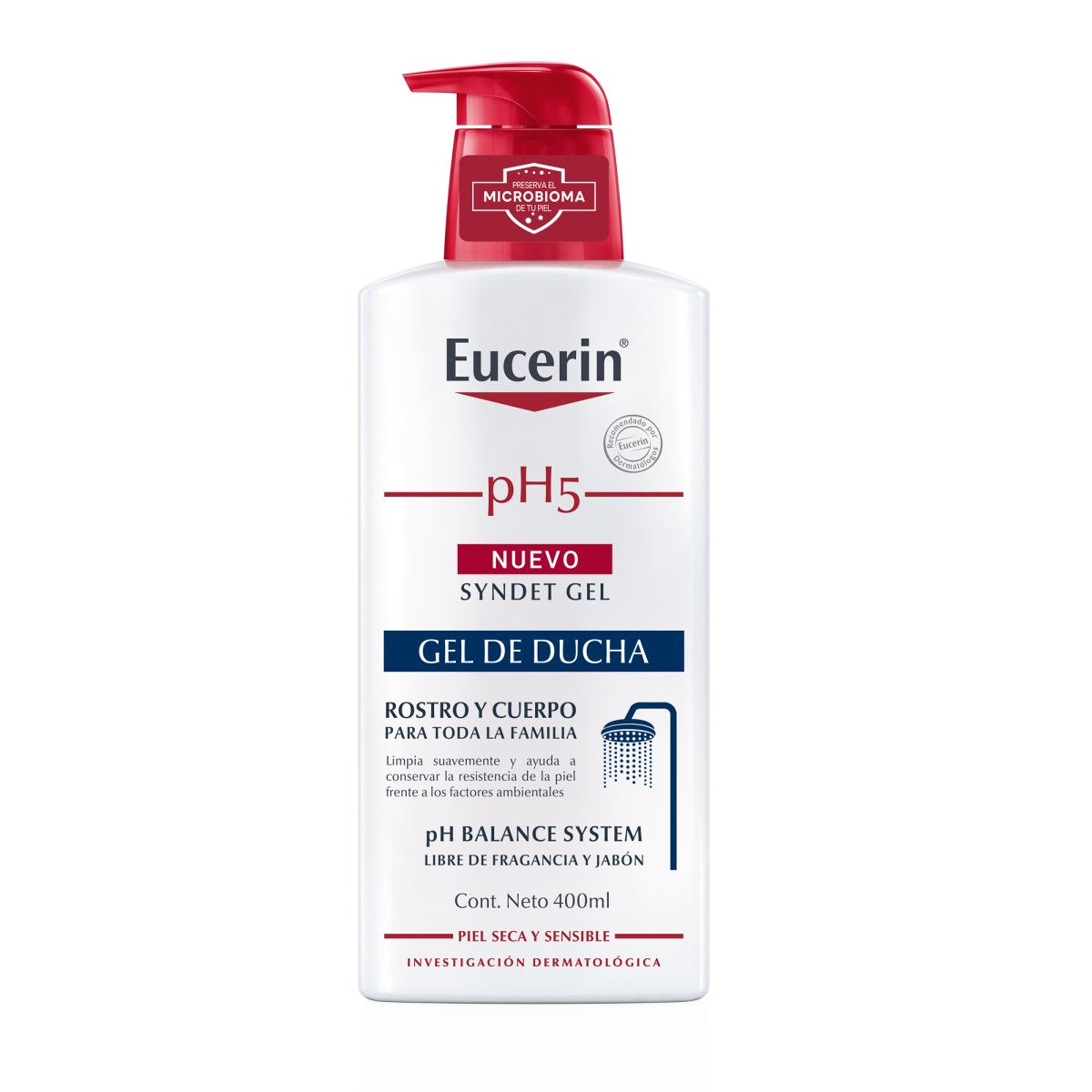 Eucerin. pH5. Syndet. Gel de ducha. 400ml