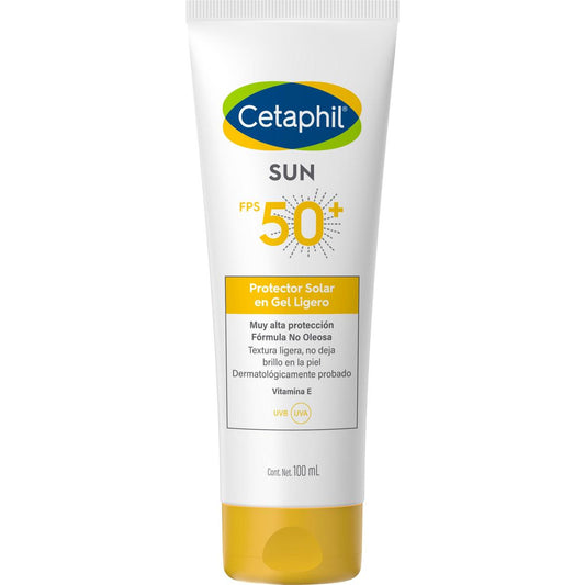 Cetaphil. Sun. Protector solar en gel ligero. FPS50+. 100ml