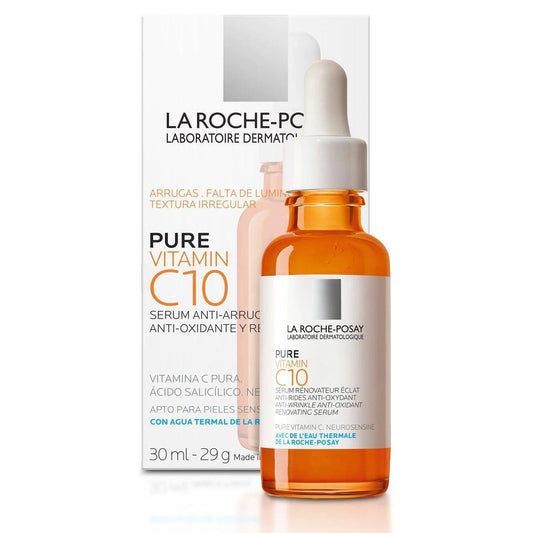 La Roche-Posay. Pure Vitamin C10 Serum. Concentrado anti arrugas. 30ml