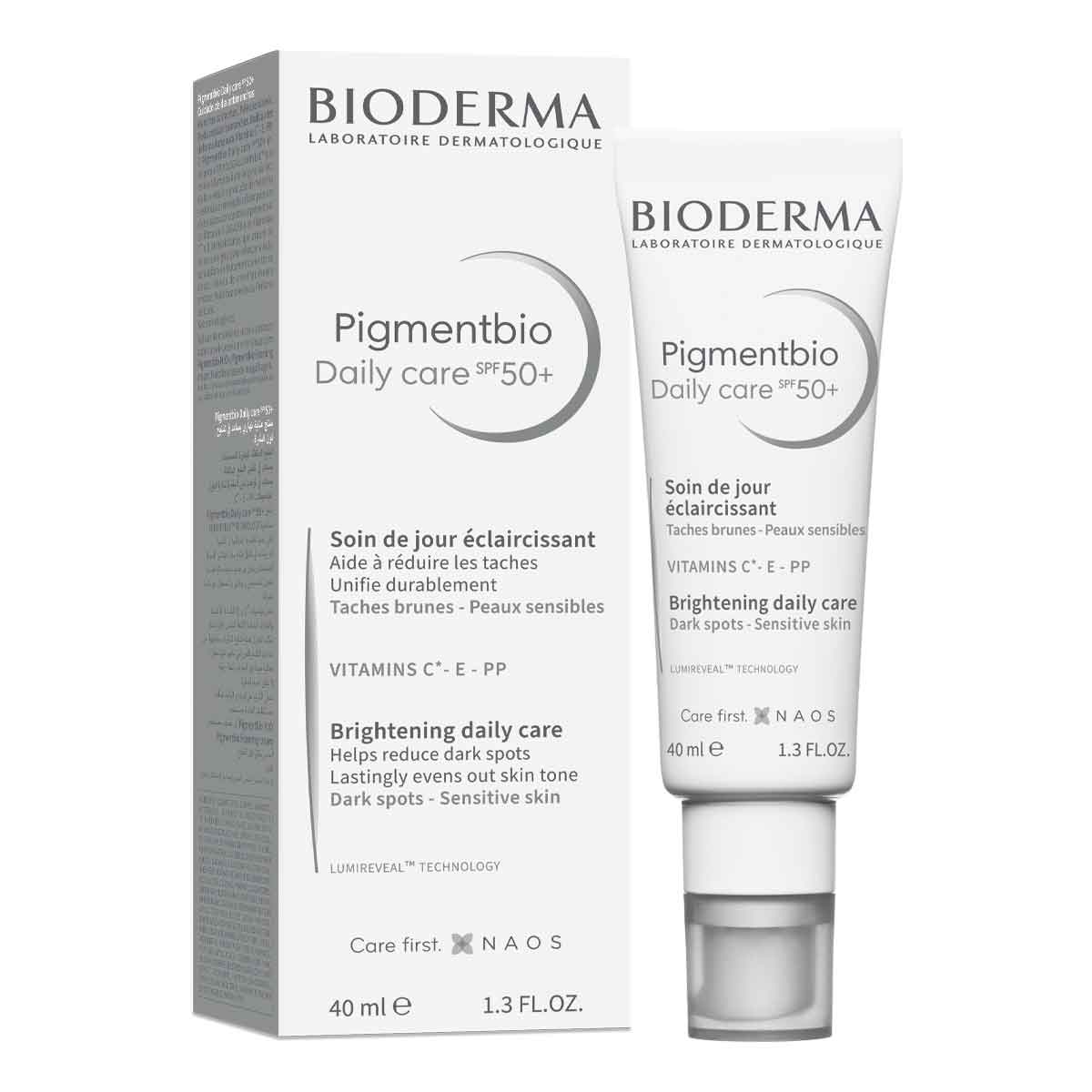 Bioderma. Pigmentbio Daily Care. Crema de día despigmentante. FPS50+. 40ml