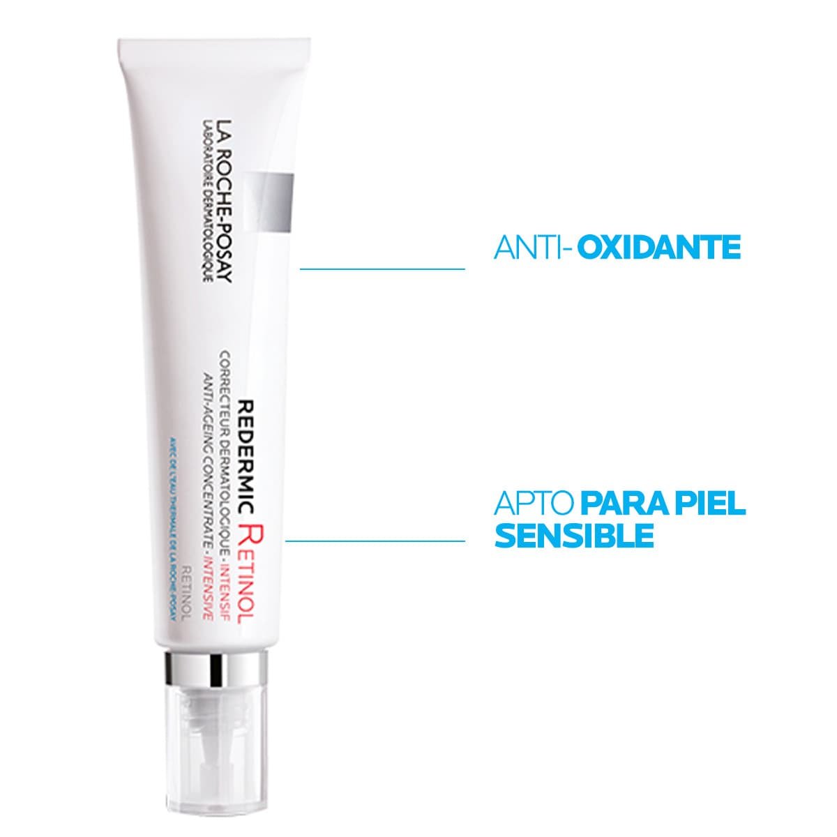 La Roche-Posay. Redermic Retinol Concentrado. Crema anti arrugas con retinol. 30ml