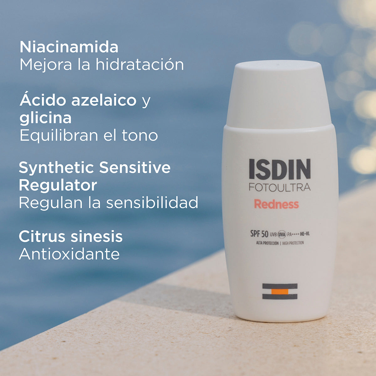 Isdin. FotoUltra. Redness. FPS50+. 50ml