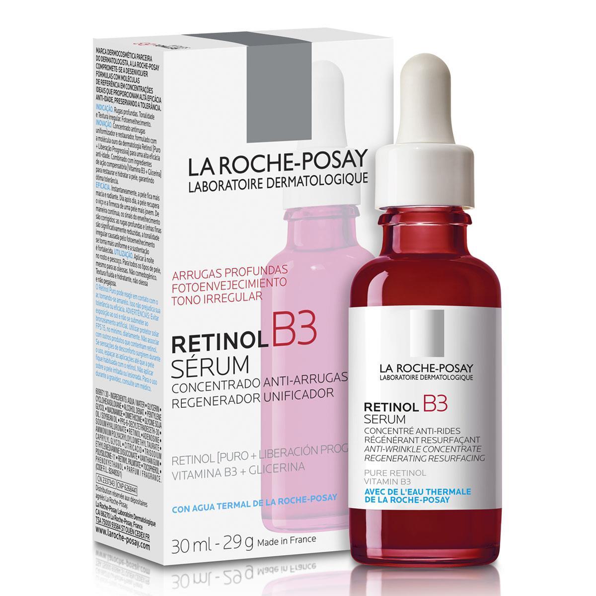 La Roche-Posay. Retinol B3 Serum. Suero Concentrado anti arrugas. 30ml