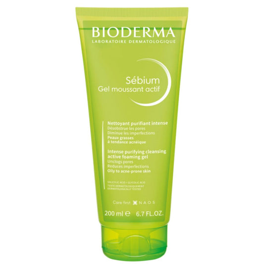 Bioderma. Sebium. Gel Moussant Actif. Gel limpiador anti acné. 200ml