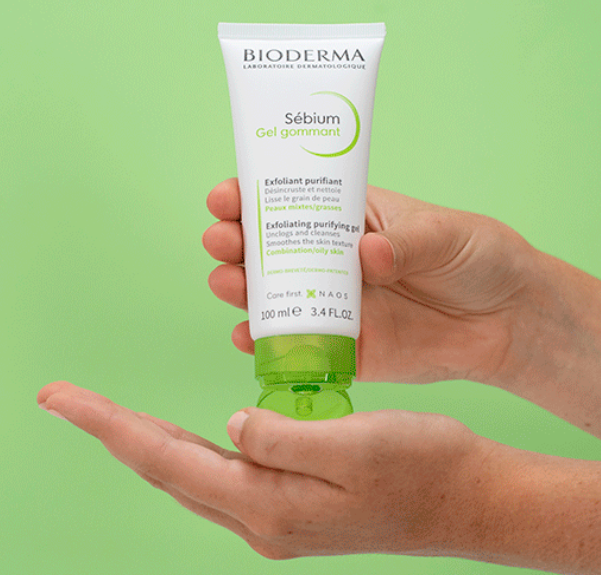 Bioderma. Sebium. Gel exfoliante purificante para piel grasa. 100ml