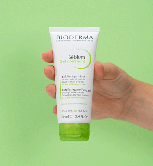 Bioderma. Sebium. Gel exfoliante purificante para piel grasa. 100ml