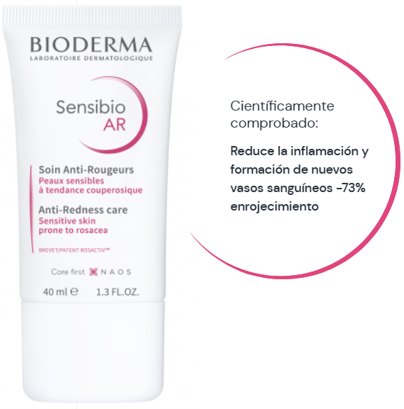 Bioderma. Sensibio AR. Crema para piel con rosácea. 40ml