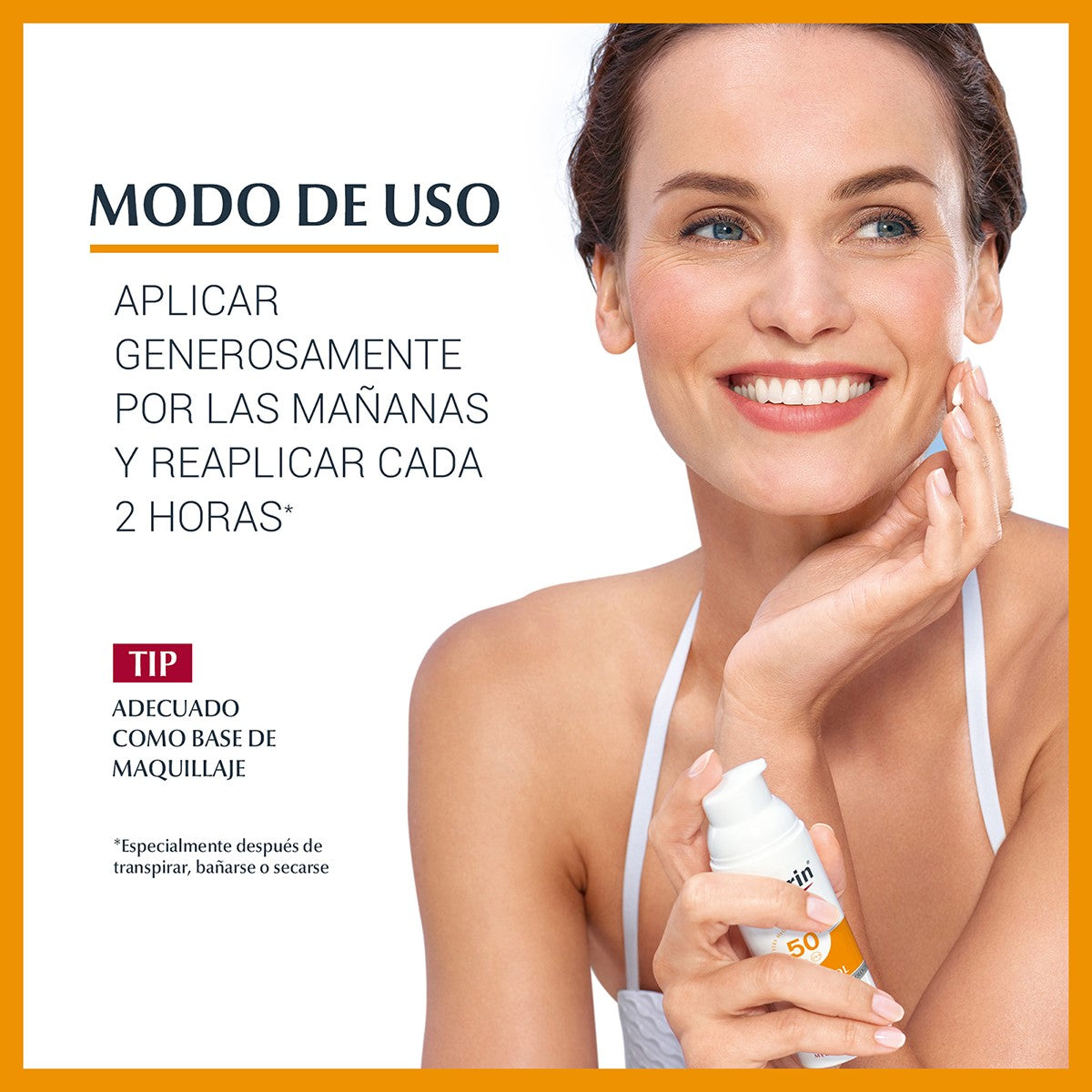 Eucerin. Sun facial. Photoaging control. Tono medio. Protector solar anti-edad. FPS50+. 50ml