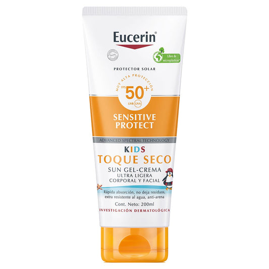 Eucerin. Sun Kids. Gel Crema Dry Touch. FPS50+. 200ml