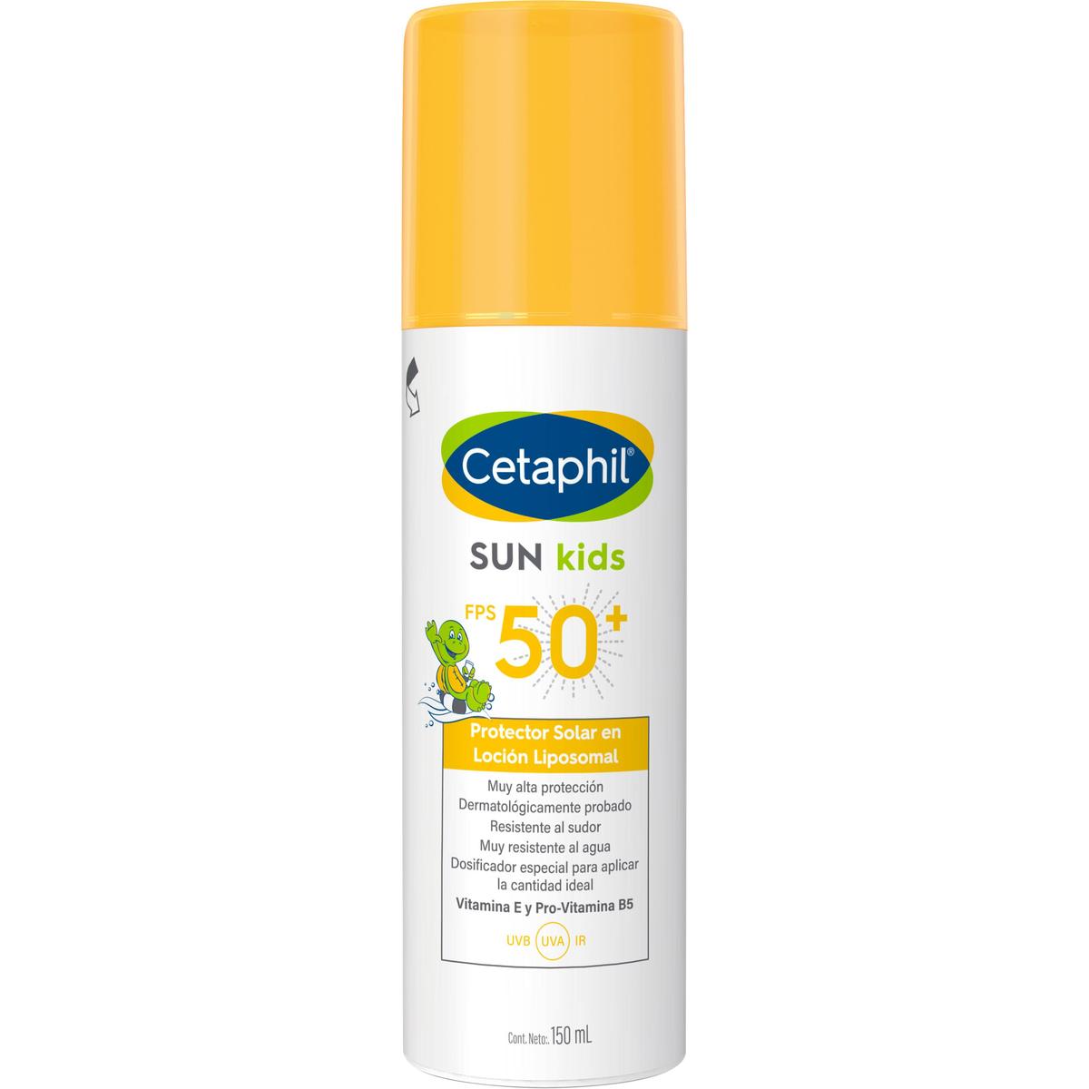 Cetaphil. Sun kids. Protector solar en loción liposomal. FPS50+. 150ml