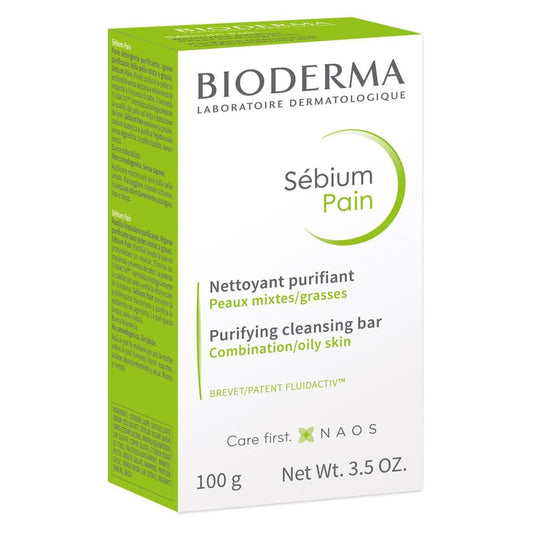 Bioderma. Sebium. Barra limpiadora para piel grasa. 100gr