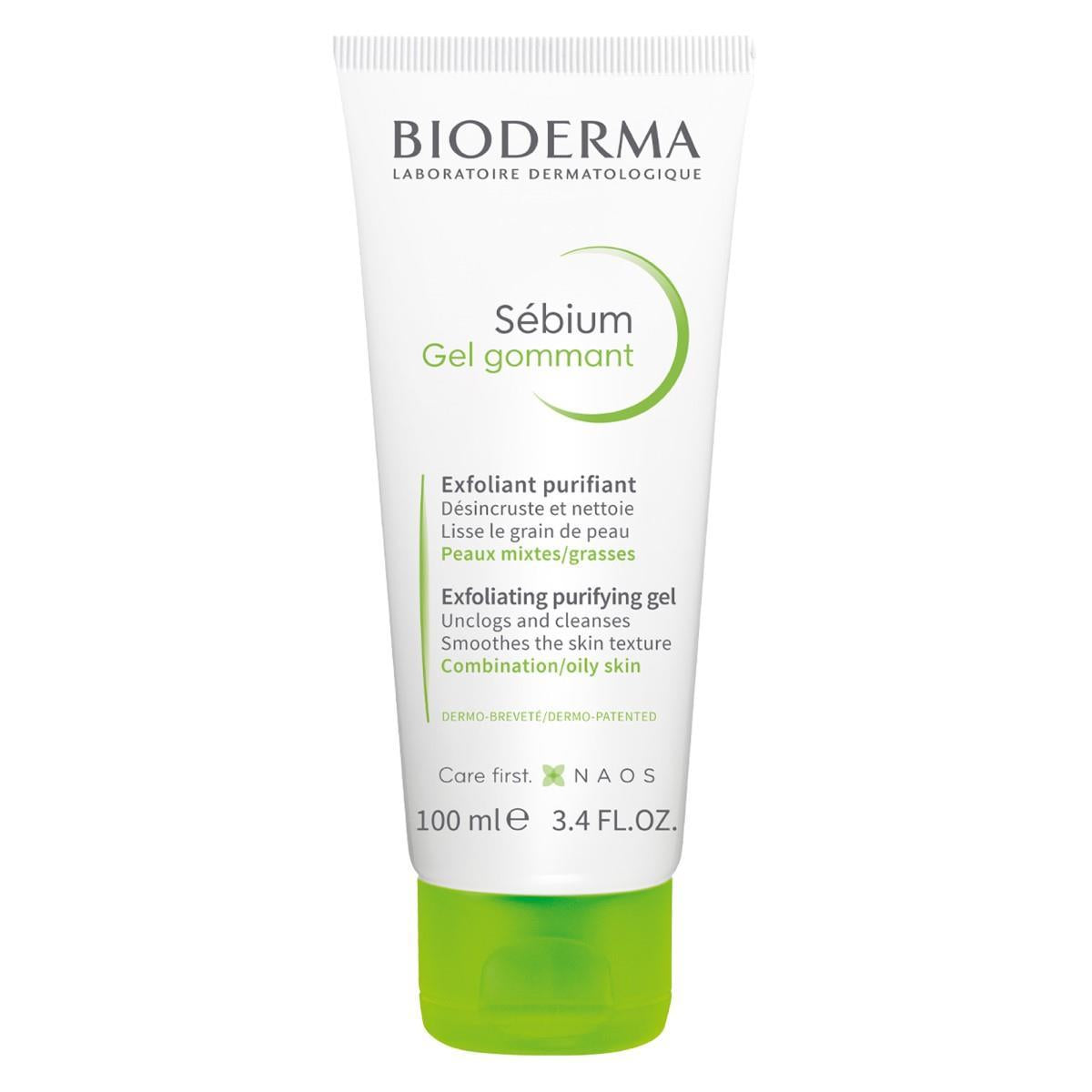 Bioderma. Sebium. Gel exfoliante purificante para piel grasa. 100ml