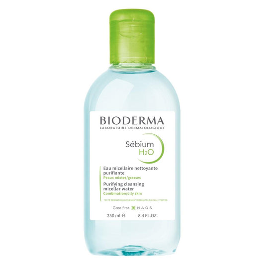 Bioderma. Sebium. H2O. Agua micelar desmaquillante para piel grasa. 250ml