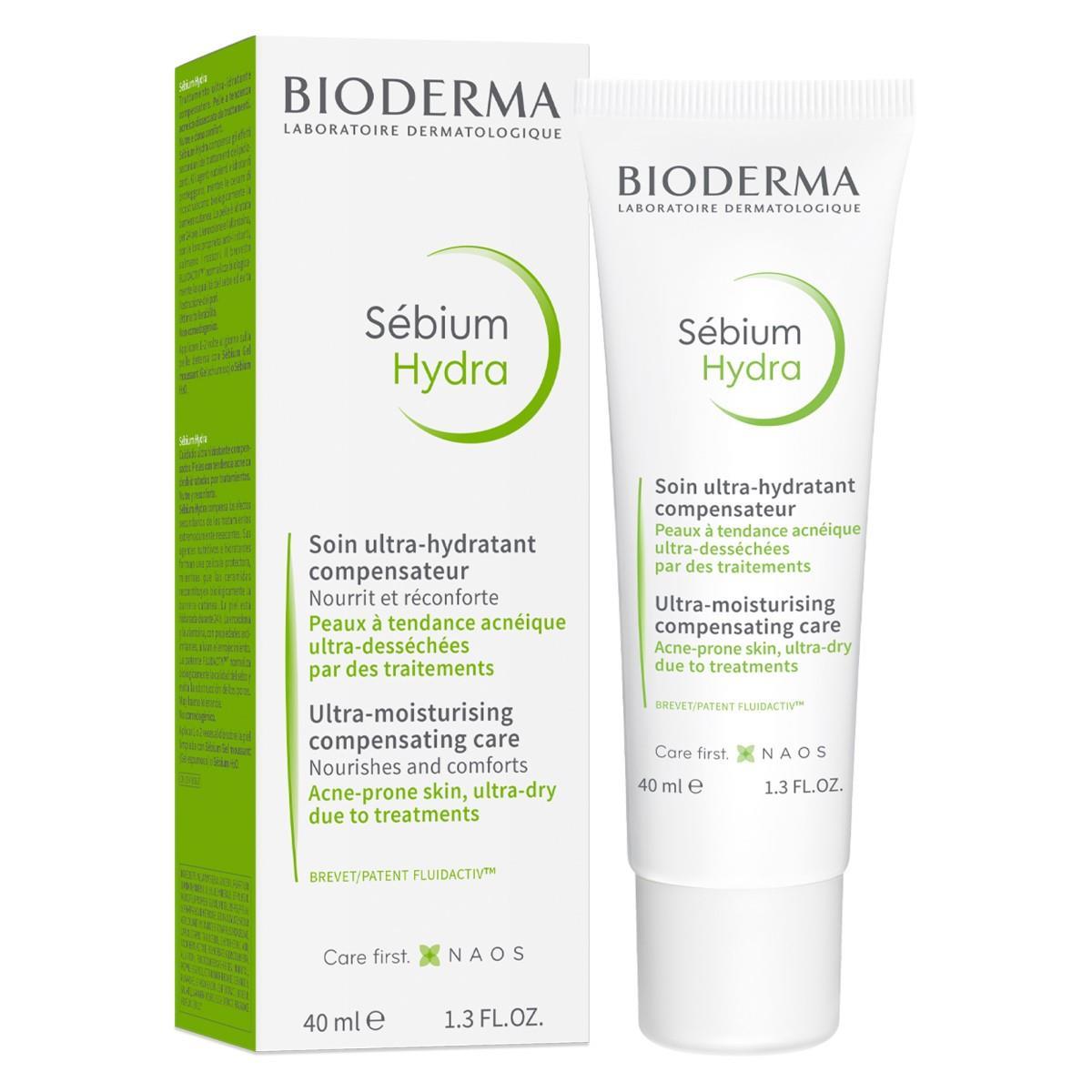 Bioderma. Sebium Hydra. Crema hidratante para pieles con procesos resecantes. 40ml