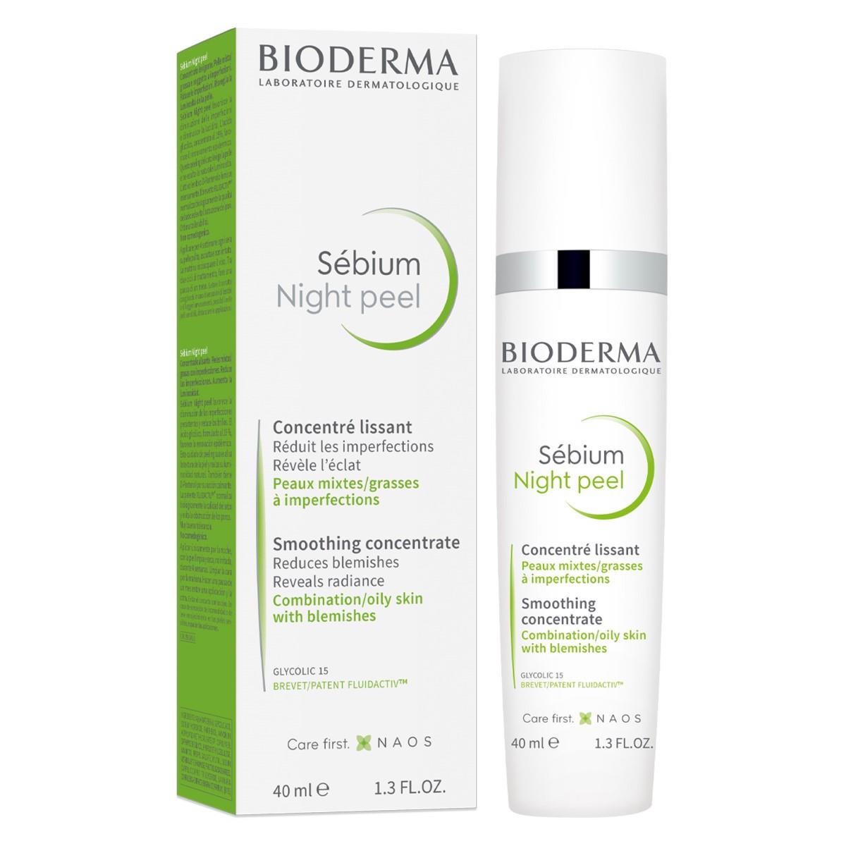 Bioderma. Sebium. Night peel. Peeling nocturno. 40ml