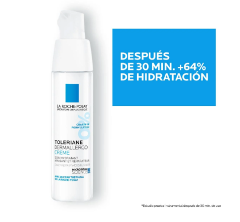 La Roche-Posay. Toleriane Dermallergo Crema. Hidratante para piel sensible y/o con tendencia alérgica. 40ml