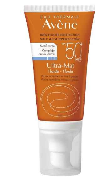 Avene. Protector solar FPS50+. Fluido Ultra matte. 50ml