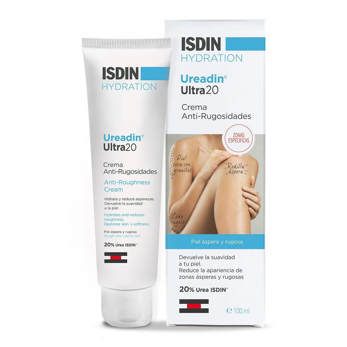 Isdin. Ureadin ultra 20. Crema anti-rugosidades. 100ml