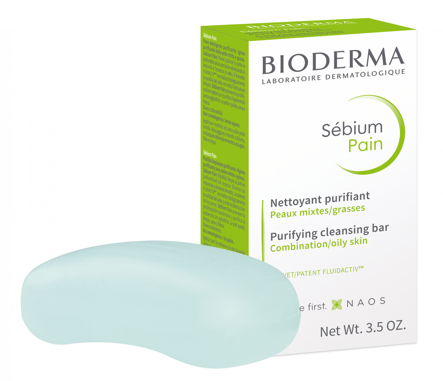 Bioderma. Sebium. Barra limpiadora para piel grasa. 100gr